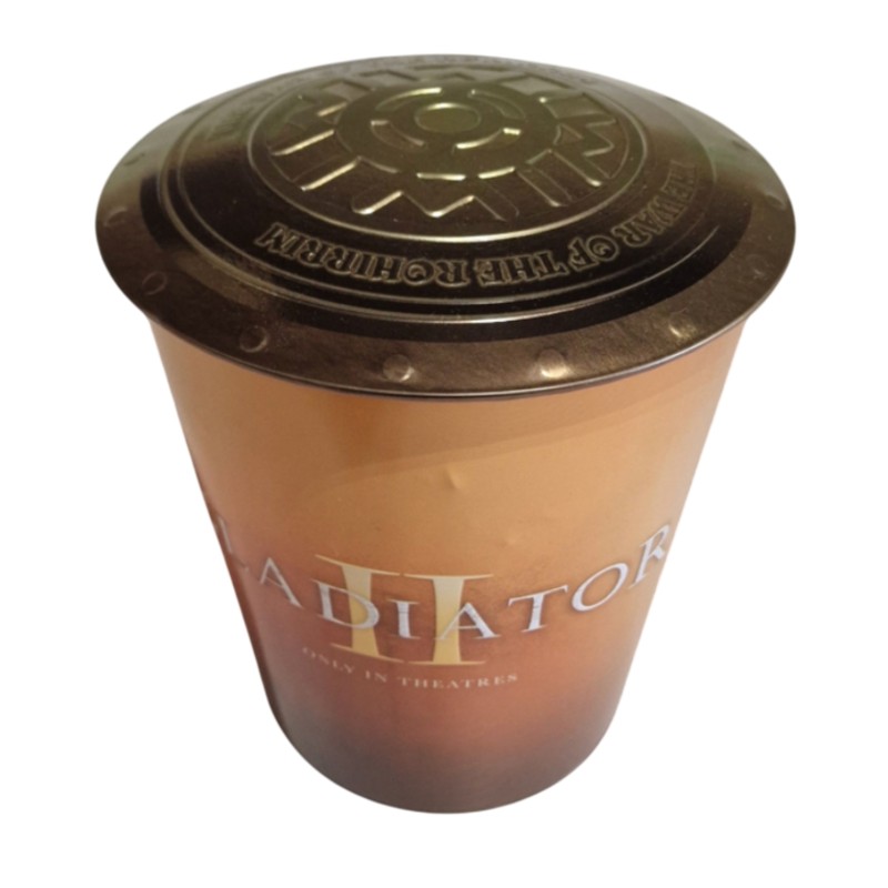 Gladiator II – Metal Jumbo Popcorn Bucket Tin with Lid