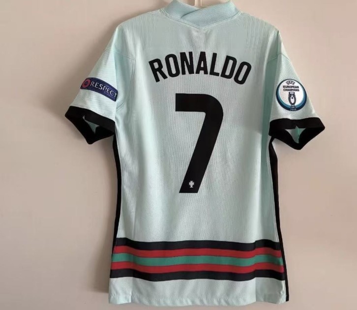 Maglia gara "away" Cristiano Ronaldo Portogallo, Coppa del Mondo 2020 