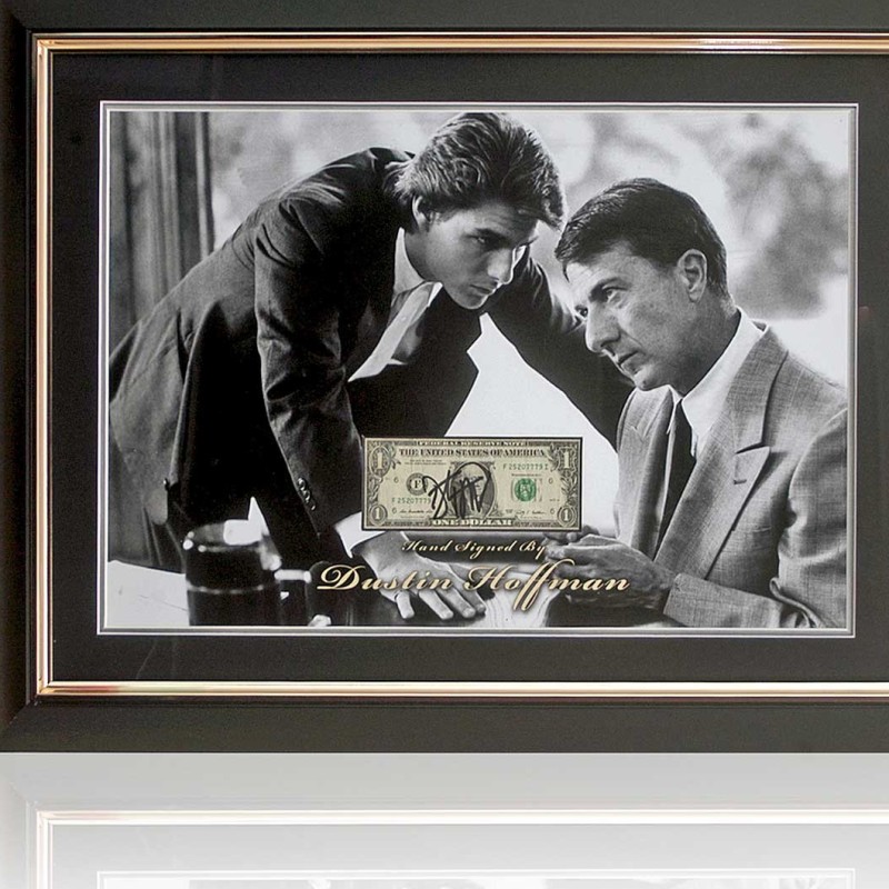 Dustin Hoffman Signed US Dollar Bill Presentation