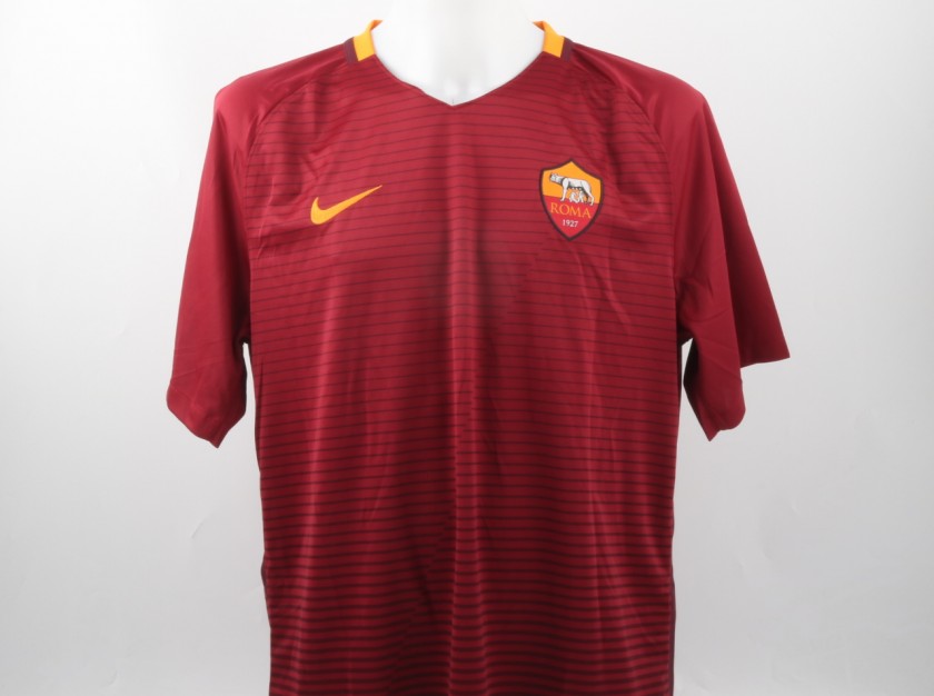 Francesco Totti Official AS Roma Shirt, 2016/17 - Signed