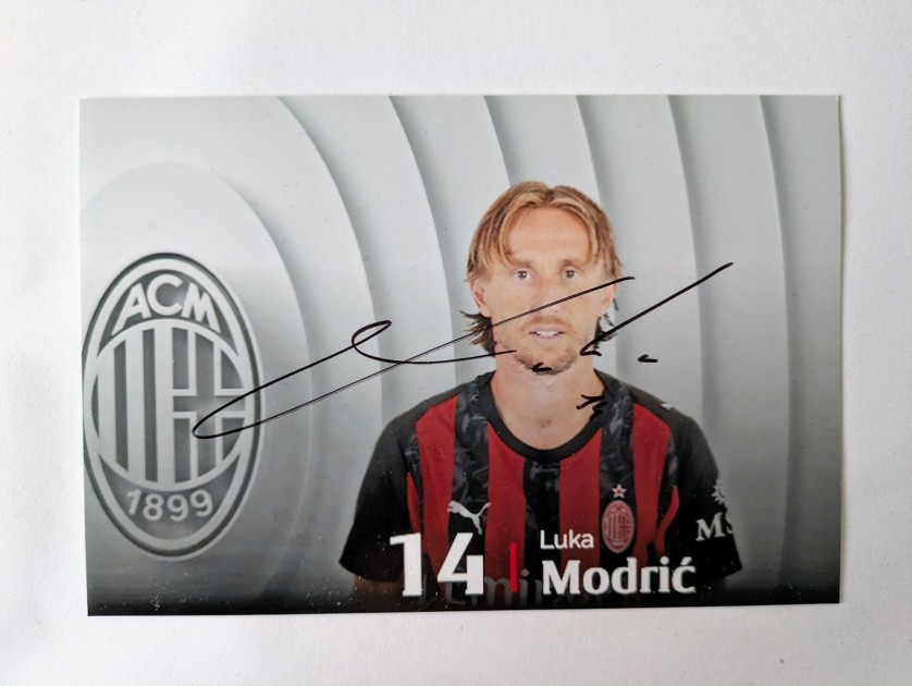 Fotografia Luca Modric - Autografata