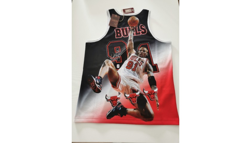 Rodman Official Chicago Bulls Signed Jersey - CharityStars