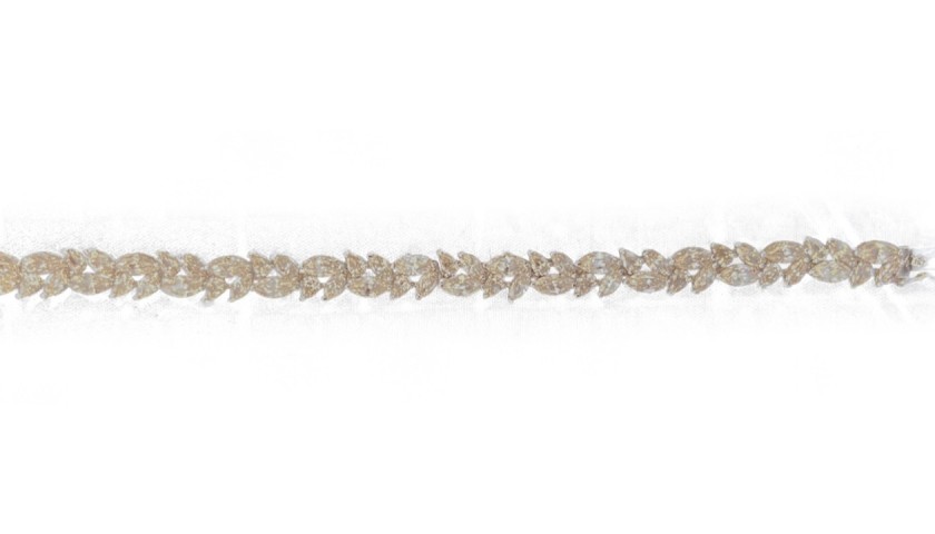 14 Carat CZ Gemstone Bracelet 
