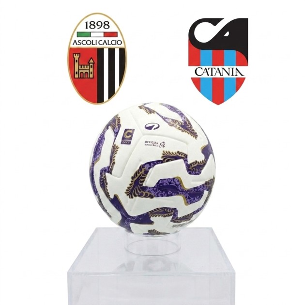 First Goal Serie C Play-Off Signed Match-Ball, Ascoli vs Catania 2026