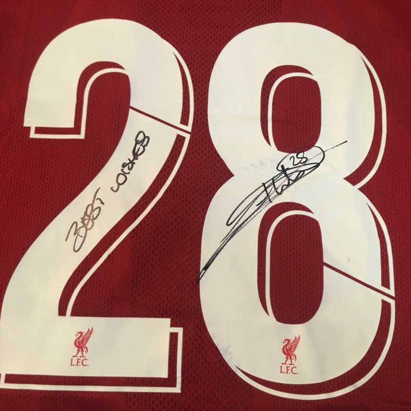 Warnock's Liverpool FC Legends Match Worn and Signed Shirt
