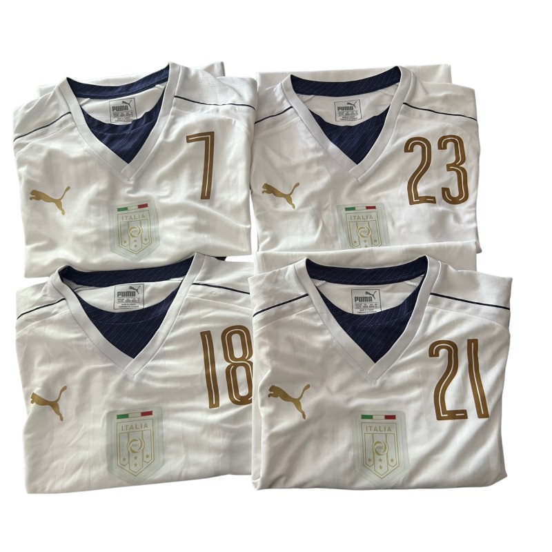 Set of Four Italy U19 Shirts