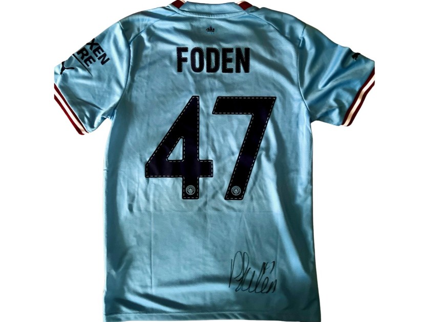 Phil Foden's Manchester City 2022/23 Signed Shirt