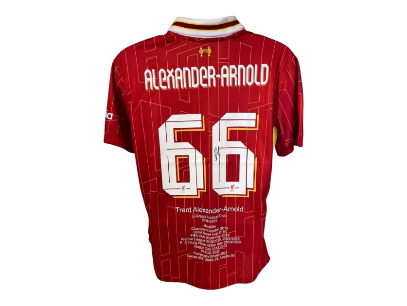Trent Alexander-Arnold Signed 2024/25 Liverpool Honours Replica Shirt
