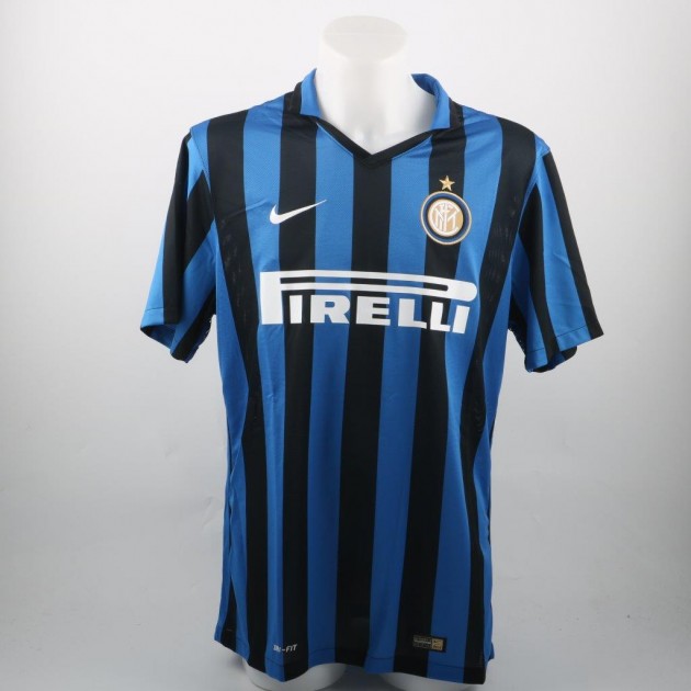 Official replica Jovetic Inter 15/16 shirt, signed by the players