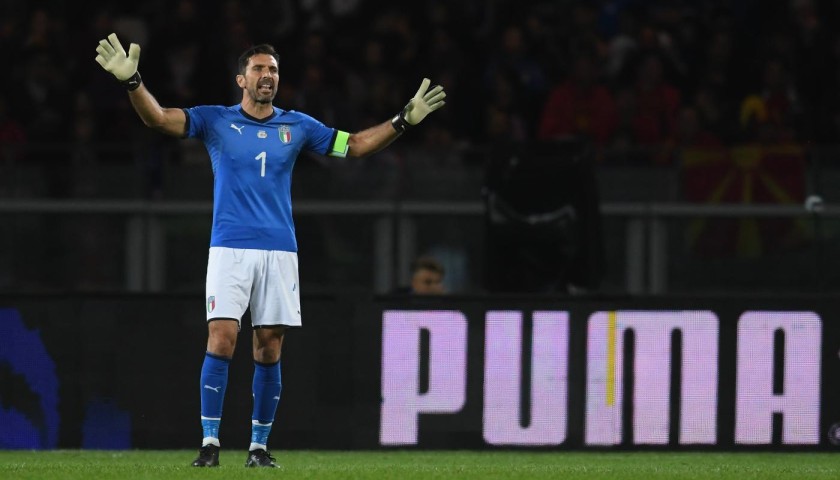 Buffon's Match Shirt, Italy-Macedonia 2017