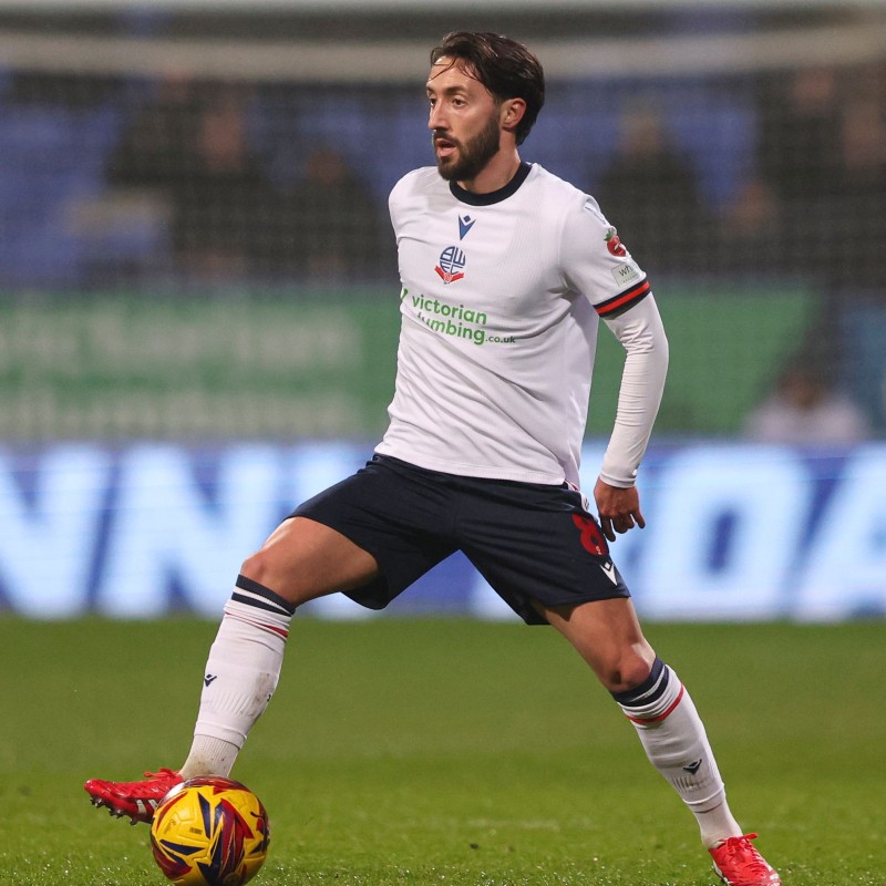 Maglia Unwashed Josh Sheehan Bolton Wanderers, vs Charlton - Autografata