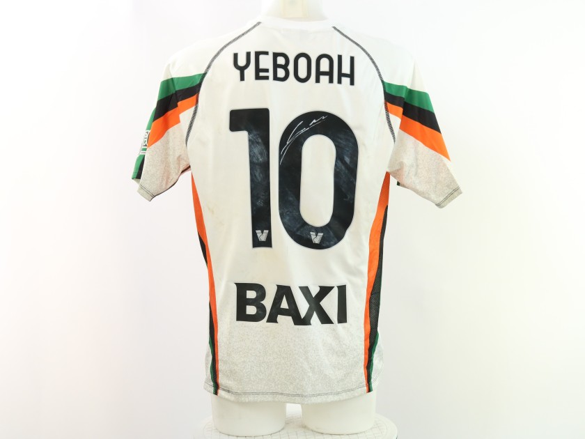 Yeboah's Signed Unwashed Shirt, Cagliari vs Venezia 2025