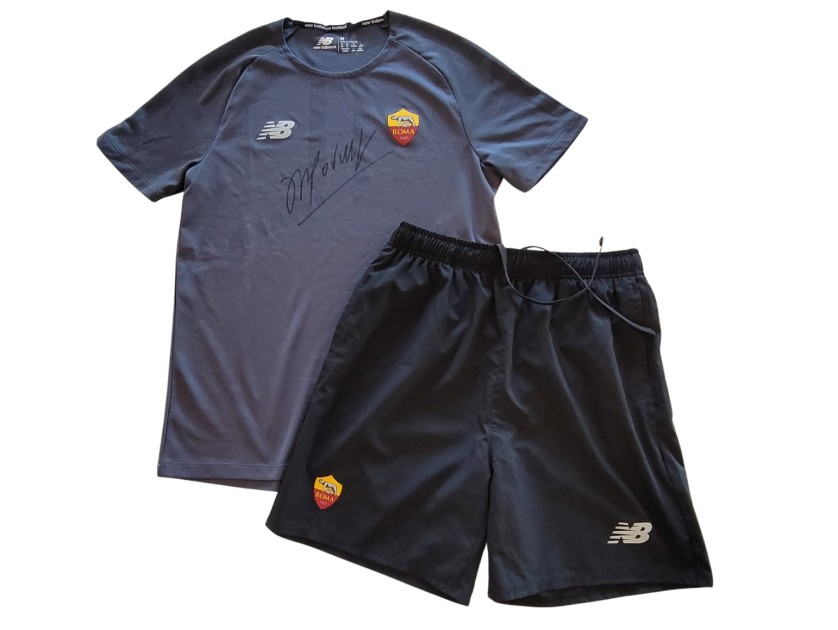 AS Roma Training Issued Kit, 2021/22 - Signed by Jose Mourinho