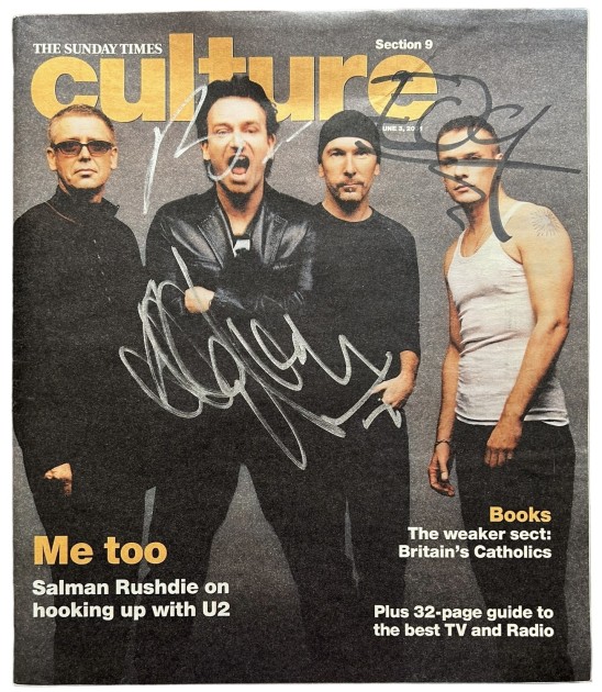 U2 Signed The Sunday Times Magazine