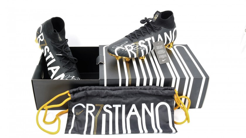 Cristiano's Limited Edition Signed Nike Boots 