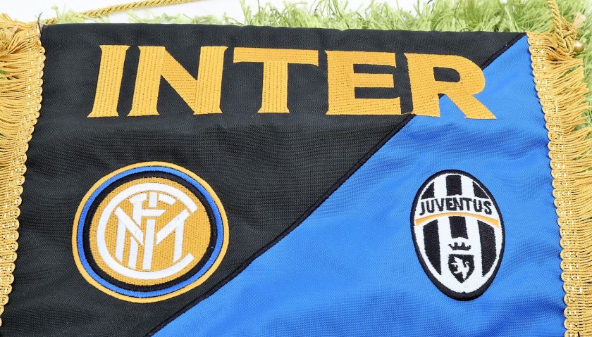 Official Inter-Juventus 2014/15 Serie A Pennant - CharityStars