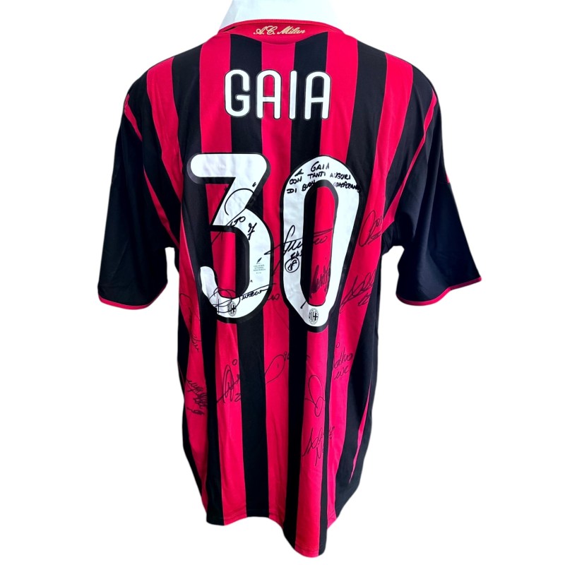 Milan Official Shirt, 2009/10 - Signed by the Team