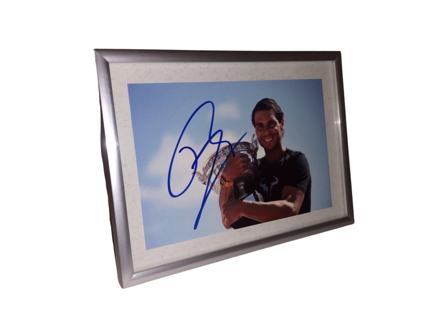 Photograph Signed by Rafael Nadal