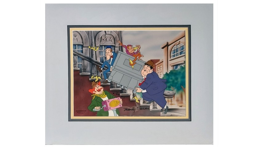 Laurel and Hardy Limited Edition Signed Production Cel 