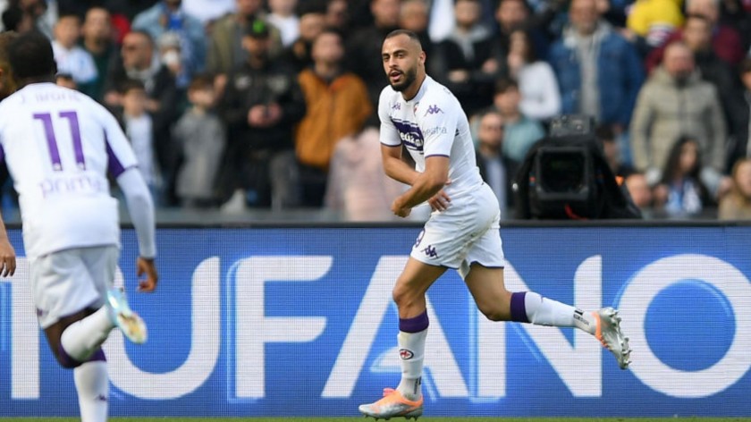 Cabral's Match-Issued Shirt, Fiorentina-Juventus 2022 - Signed by the Squad  - CharityStars