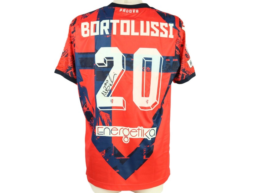 Bortolussi's unwashed Signed Shirt, Pro Patria vs Padova 2024