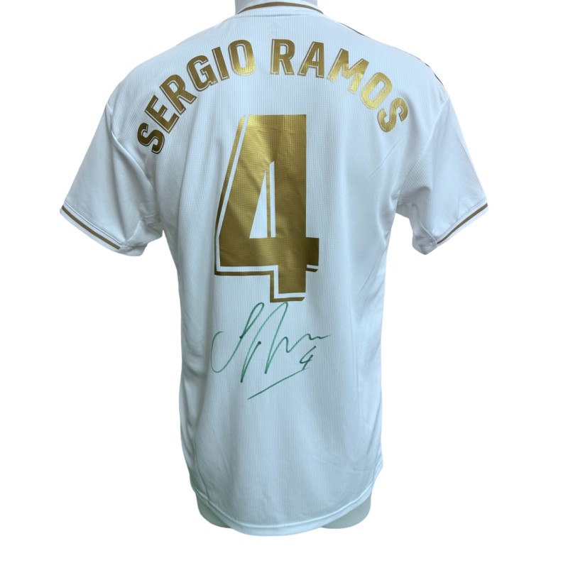 Sergio Ramos Real Madrid Official Signed Shirt, 2019/20 