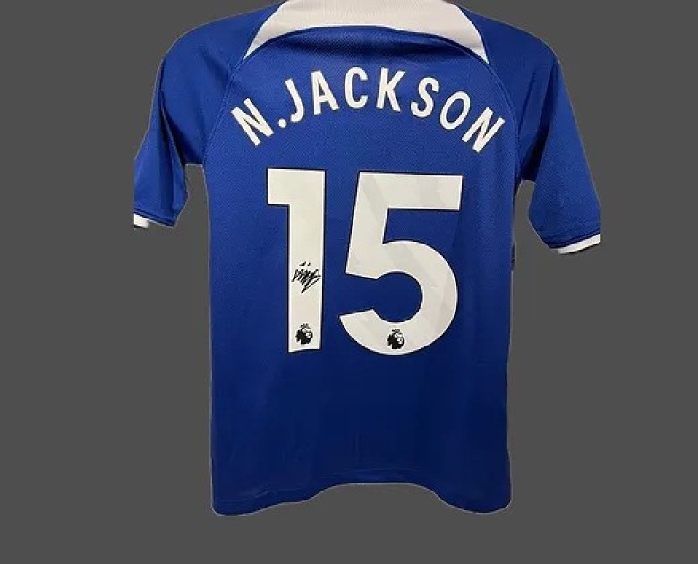 Nicolas Jackson's Chelsea 2023/24 Signed and Framed Shirt