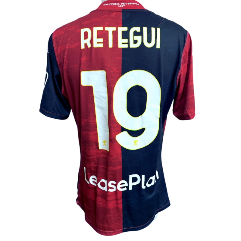 Retegui's Cagliari Match-Worn Shirt, 2023/24