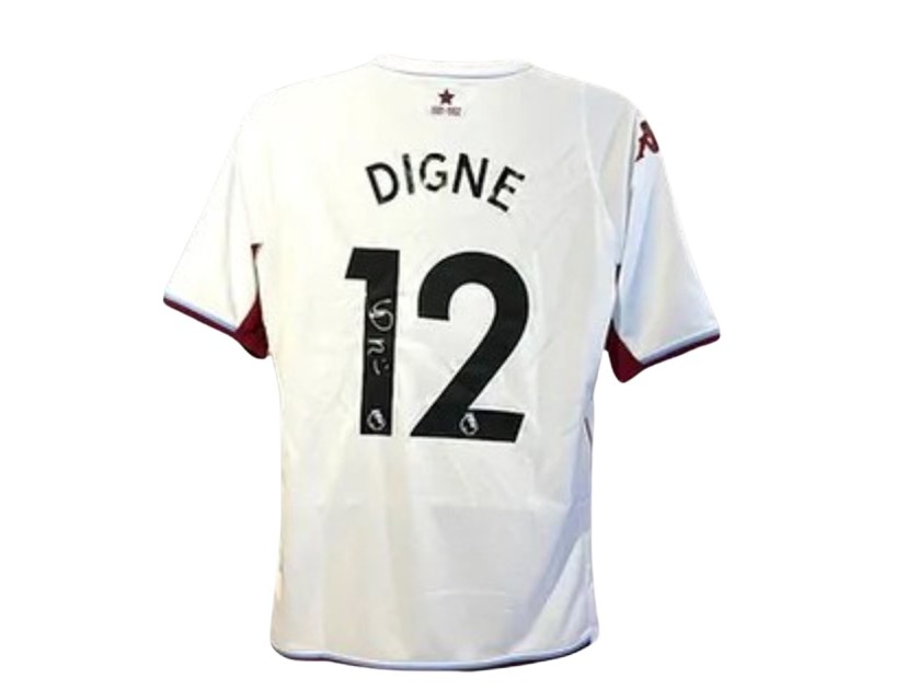 Lucas Digne's Aston Villa 2021/22 Signed Official Away Shirt