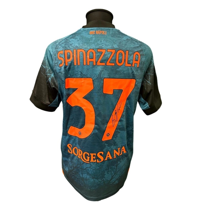 Spinazzola's Signed Match-Issued Shirt, Lecce vs Napoli 2025 - Halloween Special Edition