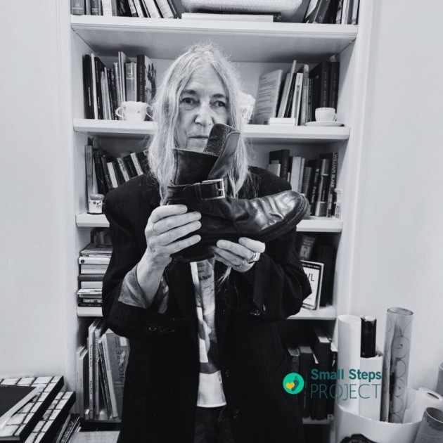 Patti Smith's Worn and Signed Boots