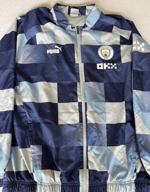 Manuel Akanji Man City FA Cup '22/'23 Collection - Pre-Match Worn Jacket