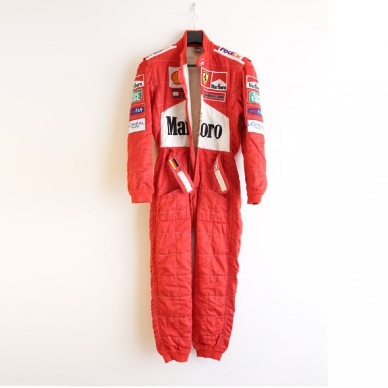 Michael Schumacher's 2001 Worn Ferrari Race Suit