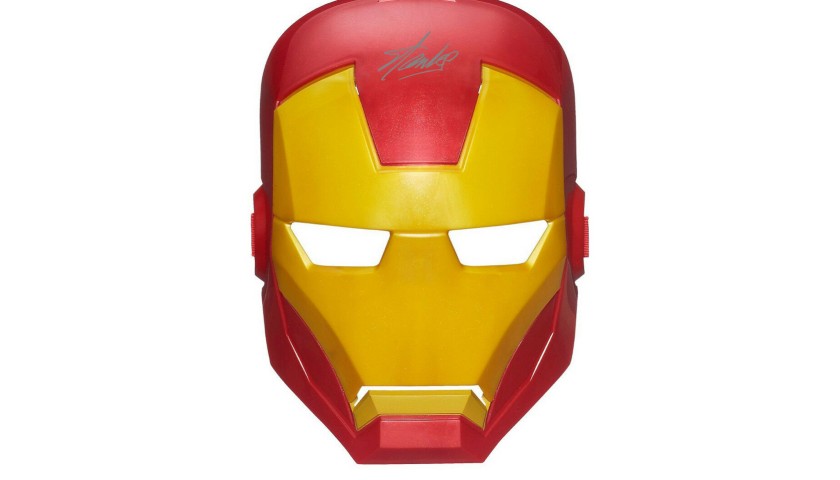 Stan Lee "Iron Man" Mask with Digital Signature