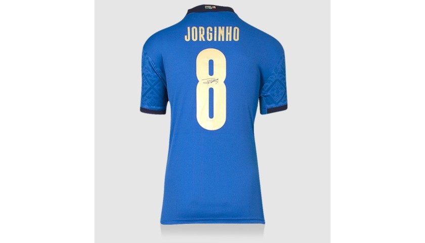 Jorginho's Italy Signed Shirt - 2020/21