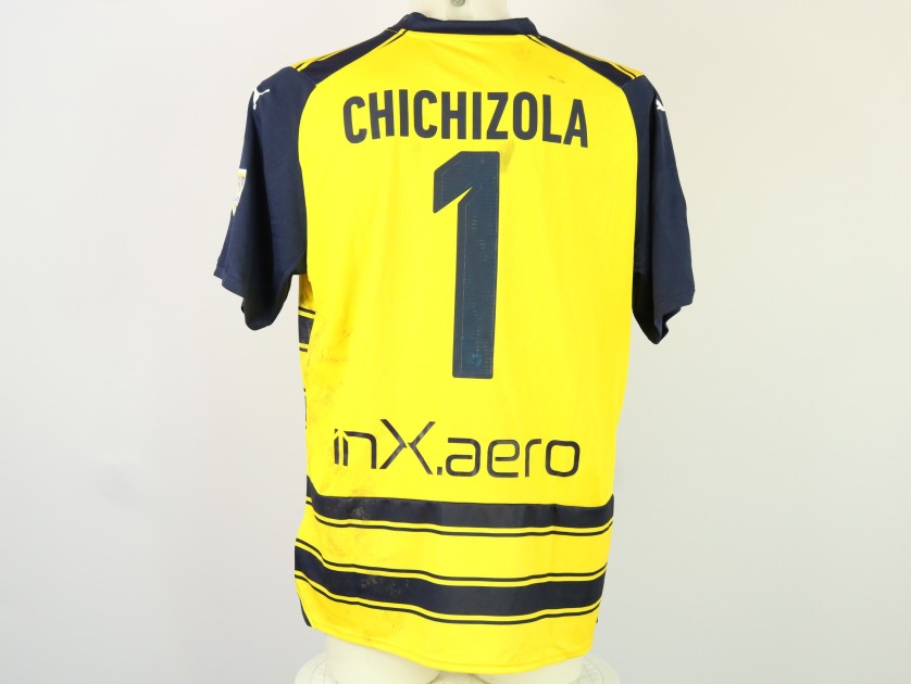 Chichizola's Unwashed Shirt Parma vs Ternana 2023 - Patch 110 Years