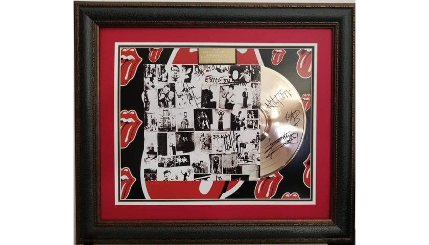 The Rolling Stones Framed Record with Digital Signatures