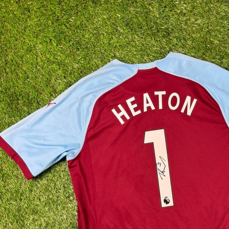 Tom Heaton Signed Burnley 2018-19 Official Home Football Shirt COA