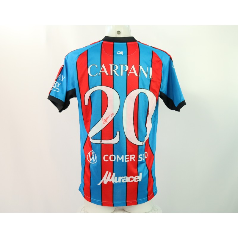 Carpani's Catania vs Cavese Unwashed Signed Shirt, 2024