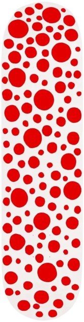 "Small Red Dots (Skateboard)" by Yayoi Kusama