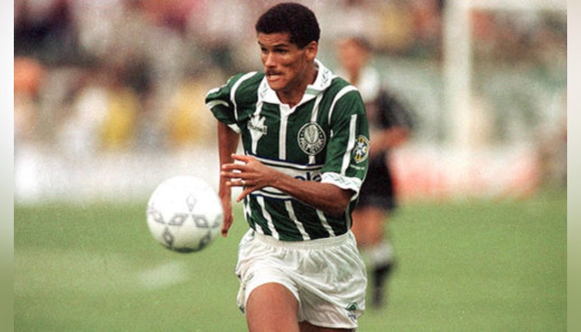 Palmeiras Training Shirt - Signed by Rivaldo