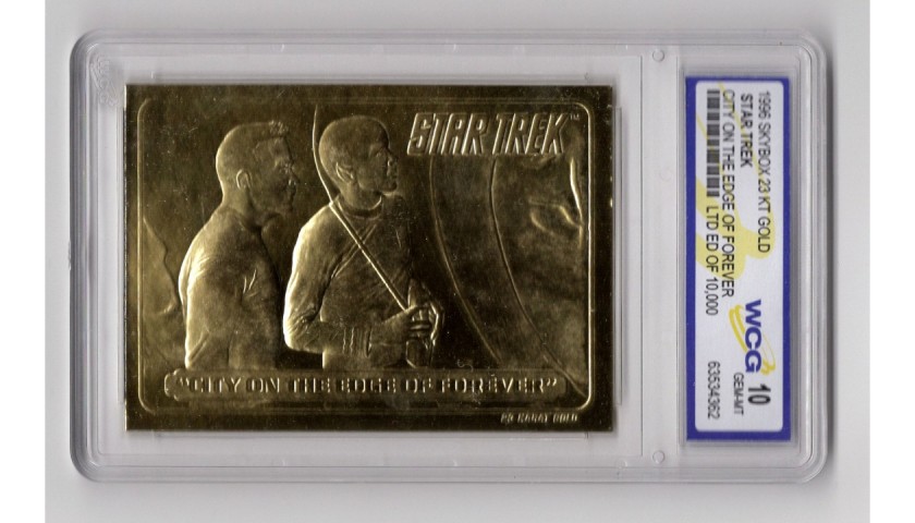 Limited Edition Gold Card Star Trek: City on the Edge of Forever 1996