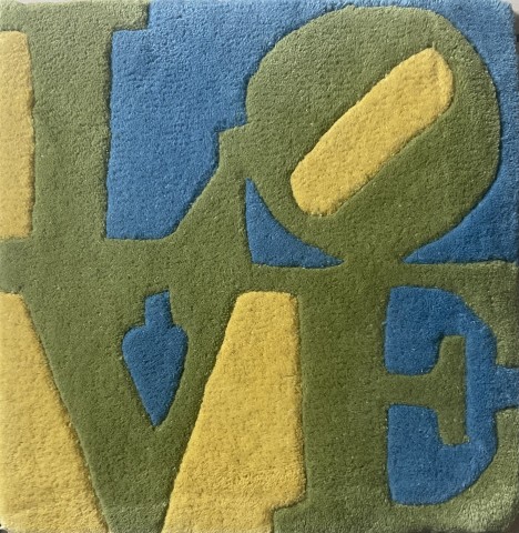 "LOVE" Mat by Robert Indiana 