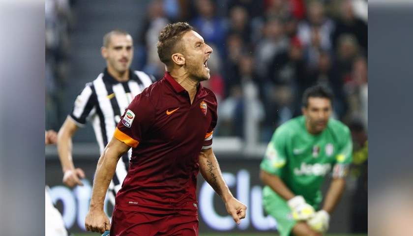 Totti's Worn Shirt, Juventus-Roma 2014