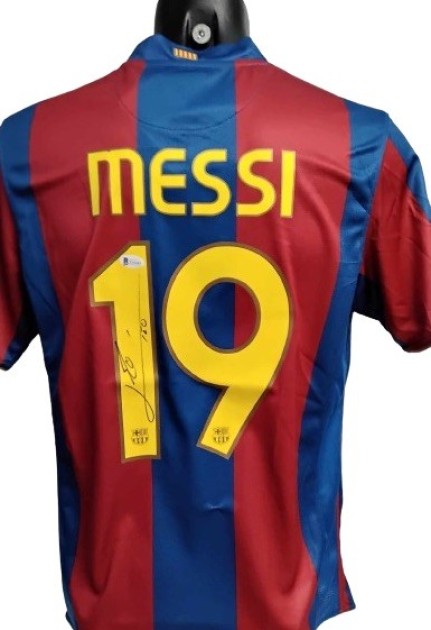 Messi replica Signed Shirt Barcelona, 2007/08
