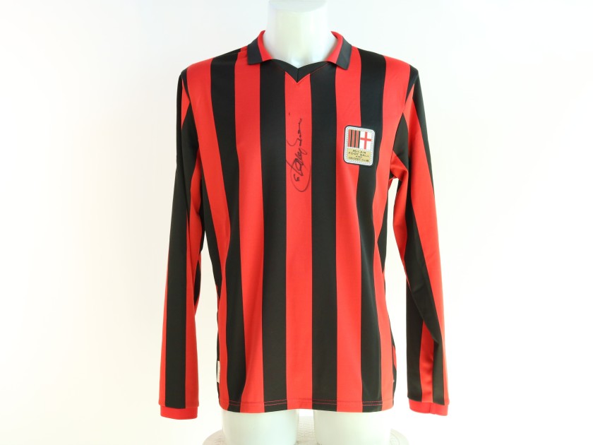 Milan's 125° Anniversary Official Shirt 2024/25 - Signed by Franco Baresi