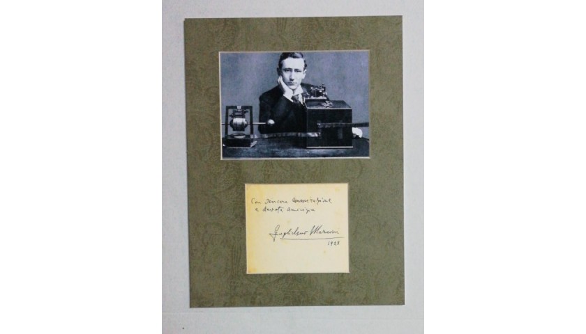 Guglielmo Marconi's Autograph