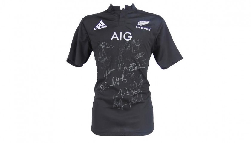Signed New Zealand All Blacks Rugby Shirt 2017