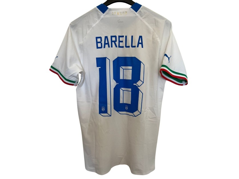 Barella's Match Shirt, Austria vs Italy 2022