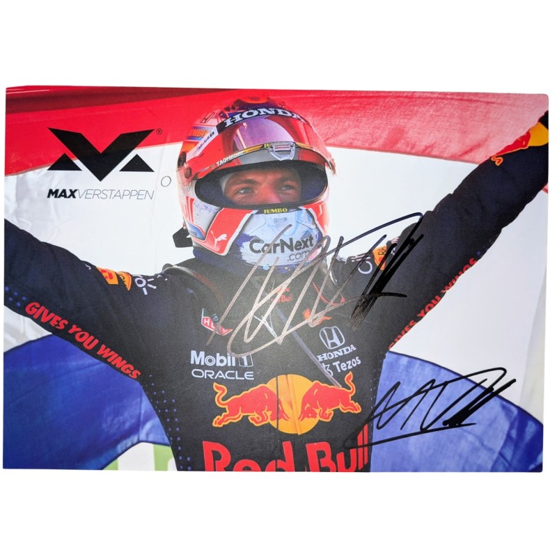 Photograph - Signed by Max Verstappen